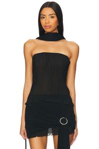 Топ без бретелек ford Lioness, цвет onyx