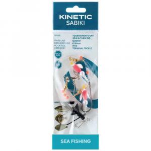 Оснастки Kinetic Sabiki Tournament Surf Spin&Turn, прозрачный