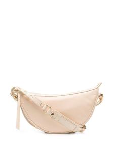 BY FAR сумка на плечо Gib с тиснением под крокодила, нейтральный цвет