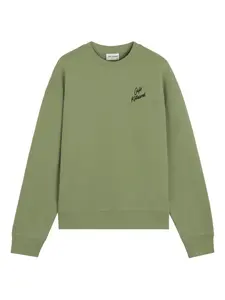 Толстовка с вышитым логотипом Café Kitsuné, зеленый