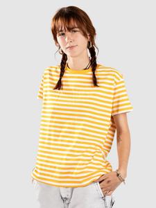 Футболка Urban Classics Regular Striped T-Shirt, white/magicmango
