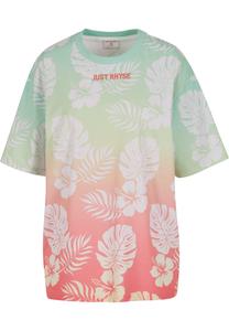 Рубашка Just Rhyse Holidays, мятный/светло-зеленый/коралловый/розовый