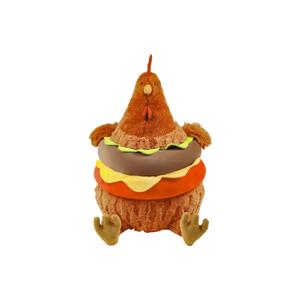 Креативная милая плюшевая кукла в виде куриного бургера высотой 25см/35см/50см XINGBA
