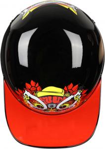 Полушлем CFZWJ с принтом, черный / красный