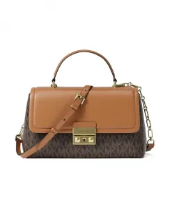 Сумка через плечо Tribeca очень маленького размера Michael Kors, коричневый