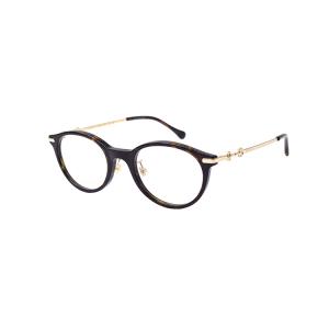 Очки с овальной оправой GUCCI, коричневый