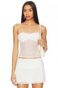 Топ на бретельках Carmine More To Come, white