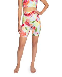 Байкерские шорты с высокой посадкой в ​​цвете Oasis Light Blue Nicole Miller