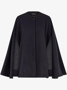 Накидка из смеси кашемира Roberto Cavalli, черный