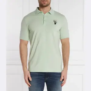 Рубашка поло стандартного кроя Karl Lagerfeld, зеленый