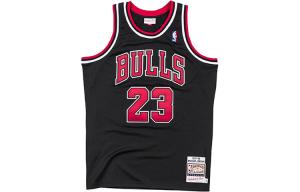Майка Chicago Bulls альтернативная 1997-98 Майкл Джордан аутентичная Mitchell Ness, черная коробка