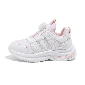 Нескользящие, легкие, амортизирующие, низкие детские кроссовки для повседневной носки Babaya, белый/розовый