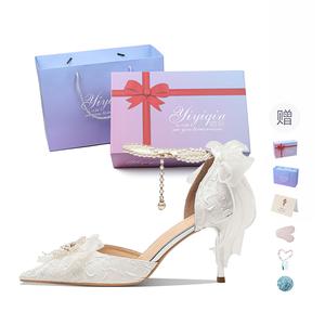 Take the Qin Стройные каблуки на высоком каблуке женские экрю - экрю [подарочный набор] (с подарком), цвет Ecru[Gift Box Set](Gift Included)