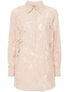 Кружевная блузка Nº21, розовый