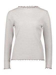 Рубашка с длинными рукавами и воротником белого/серо-коричневого цвета CARTOON