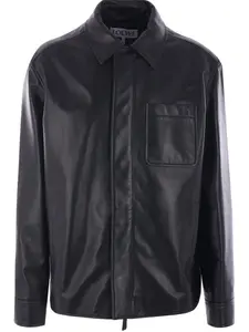 Куртка-рубашка на кнопках LOEWE, черный