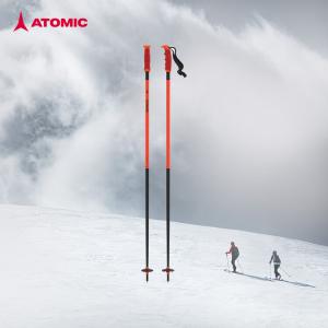 Atomic Ски палки 2425 новинка 4-звездочные полноразмерные горные карбон-алюминиевые лыжные палки red-4 star aluminum pole redster aj5005686 135см