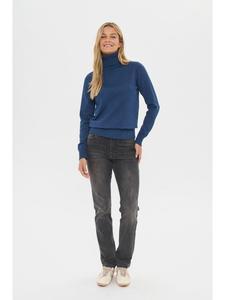 Водолазка J2046, классический крой, цвет: голубой меланж SAINT TROPEZ