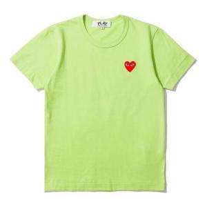 Футболка round neck short sleeve tee 'green' Comme Des Garcons Play, зеленый