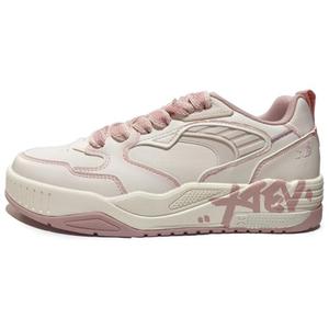 Кроссовки XTEP Kailang Skateboarding Shoes Women's Low-top Beige/Pink, розовый