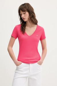 Футболка Tommy Jeans, розовый