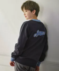 Толстовка с вышитым логотипом J-образной формы, размер 140-170 см J.Press, цвет Navy [075]