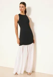 Платье-Макси 2 в 1 с жемчужной отделкой по низу Lipsy, Mono Sheer