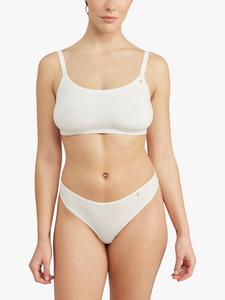 Бюстгальтер без косточек с овальным вырезом Nudea, белый