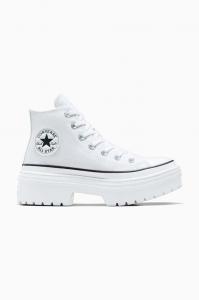 Кроссовки Chuck Taylor All Star на каблуке с проборами Converse, белый