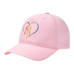 MLB Детская бейсболка из полиэстера розово-белая, Pink