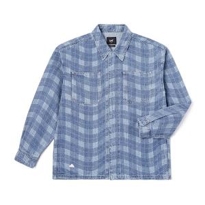 Рубашка мужская среднего размера Lee, синий