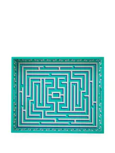 Декоративный поднос с узором Jonathan Adler, зеленый
