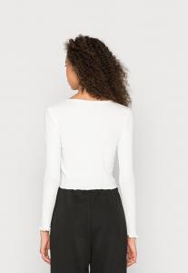 Топ с длинными рукавами ONLODA V NECK ONLY, кремовый