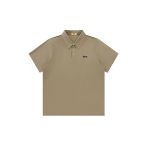 Поло Unisex Lapel тонкое прямое Jeep, хаки