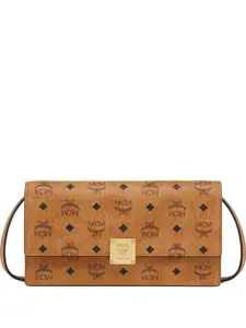 Сумка-клатч Visetos через плечо MCM, коричневый