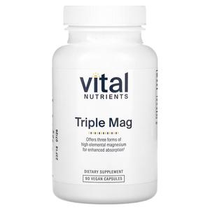 Добавка Vital Nutrients Triple Mag, 90 капсул