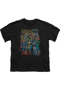 Футболка с коротким рукавом DC Comics Original Universe для детей Gildan, черный