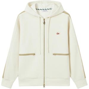 Куртки женские с капюшоном, средней плотности, другие Lacoste, xfj/cream белый