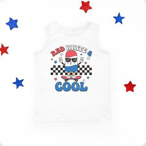 Футболка-майка Red White and cool popsicle The Juniper Shop, White