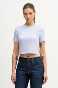 Хлопковая футболка Calvin Klein Jeans, синий