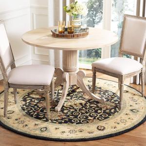 Ковер ручной работы SAFAVIEH, 244 x 244 см, Antiquity Collection Black AT21B традиционный восточный премиум шерстяной