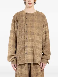 Рубашка на пуговицах Uma Wang, желтый