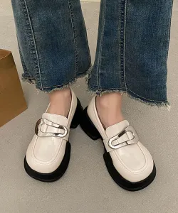 Металлические лоферы на платформе Aimoha - Select -, цвет Light Beige