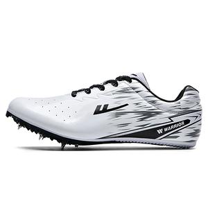 Кроссовки для бега с поддержкой, устойчивые к истиранию и скольжению, низкие, unisex WARRIOR, белый/черный