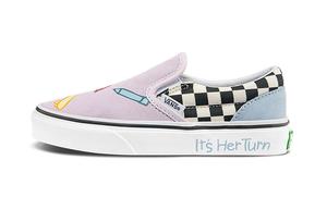 Кроссовки Vans Slip-on Series Kids' Skateboarding Shoes Pre-school