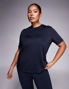 Футболка Curve Icon 4505 с быстросохнущим материалом, темно-синего цвета