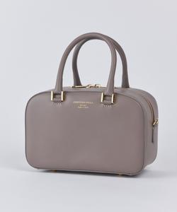 Изготовленная на заказ мини-сумочка Boston из гладкой кожи "CHRISTIAN VILLA" Favorite Sukinamono, цвет Gray Beige