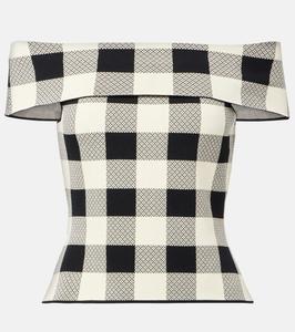 Клетчатый топ Pippa с открытыми плечами Posse, Heritage Plaid