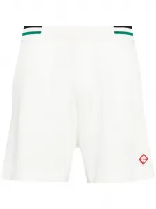 Шорты с логотипом Casablanca, белый
