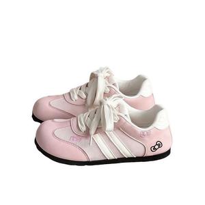 Женские низкие кроссовки для скейтбординга с амортизацией, ударопрочностью, износостойкостью, легкостью и противоскользящим верхом WJA, Urban-Chic Pink